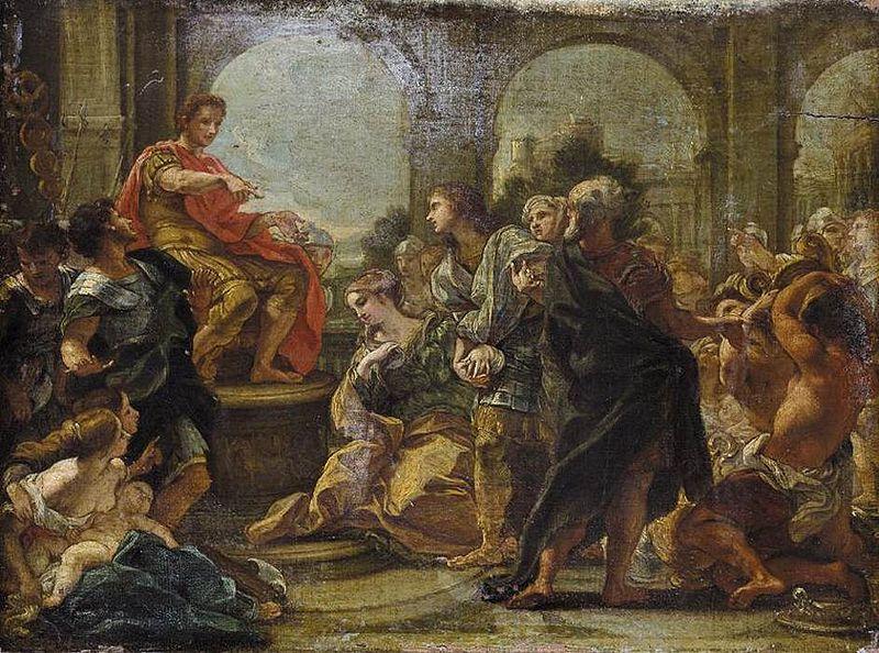 Giovanni Battista Gaulli Called Baccicio The Continence of Scipio China oil painting art